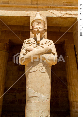 The antique temple of female pharao Hatchepsut near Luxor in Egypt The antique temple of female pharao Hatchepsut near Luxor in Egypt 50051914