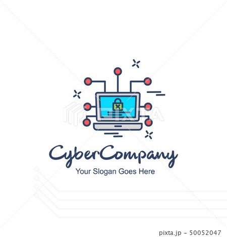 Cyber company laptop logo with Cyber company laptop logo with 50052047