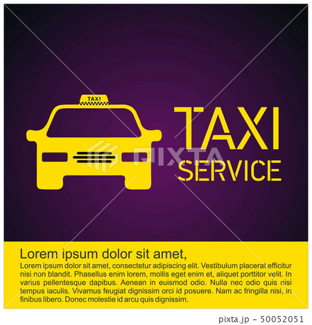 Taxi Icon. Taxi Service. 24 hours Taxi Icon. Taxi Service. 24 hours 50052051