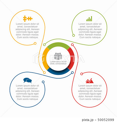 Infographic design template with place for your data. Vector illustration. 50052099