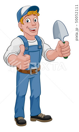 Gardener Cartoon Garden Spade Handyman Farmer Gardener Cartoon Garden Spade Handyman Farmer 50052111
