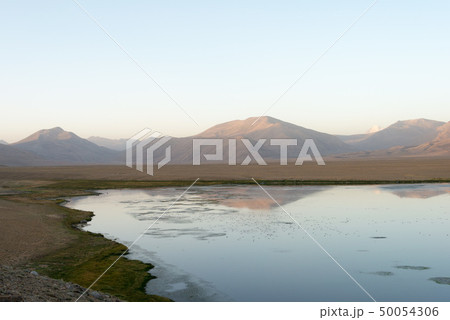世界遺産 タジキスタン国立公園Bulunkul Lake　タジキスタン・パミール高原 50054306
