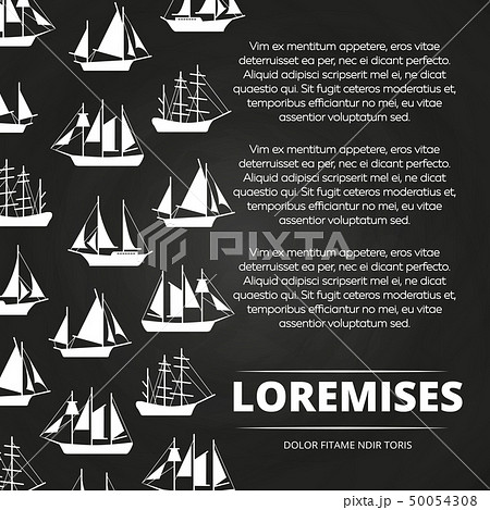 Sailboats poster design Sailboats poster design 50054308