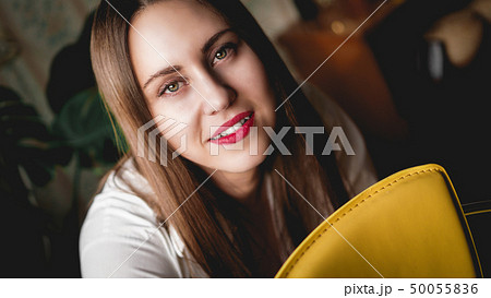 Portrait of attractive brunette woman Portrait of attractive brunette woman 50055836
