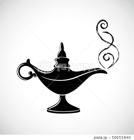 Magic Aladin Miracle Lampのイラスト素材
