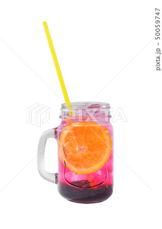 Summer cocktail on isolated white background 50059747