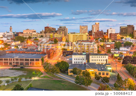 Portland, Maine, USA downtown skyline 50068417
