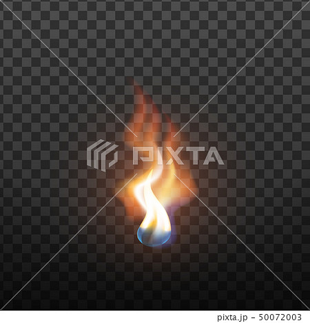Realistic Candlelight Brush Fire Element Vector 50072003