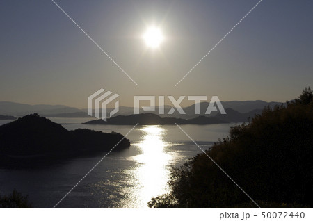 大久野島から見た瀬戸内海の島なみ 大久野島から見た瀬戸内海の島なみ 50072440