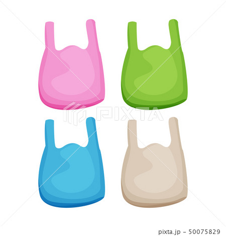 illustration set bags plastic colorful waste illustration set bags plastic colorful waste 50075829