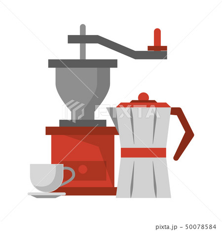 Coffee grinder kettle and coffee cup Coffee grinder kettle and coffee cup 50078584