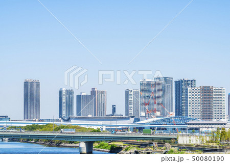 東京の高層マンション群 東京の高層マンション群 50080190