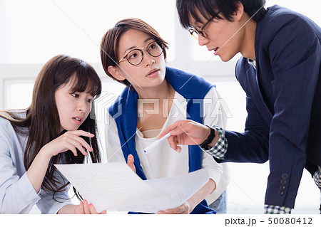 立ち会議　ハドルミーティング 50080412