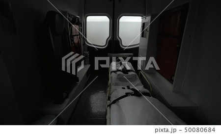 Inside an ambulance car Inside an ambulance car 50080684