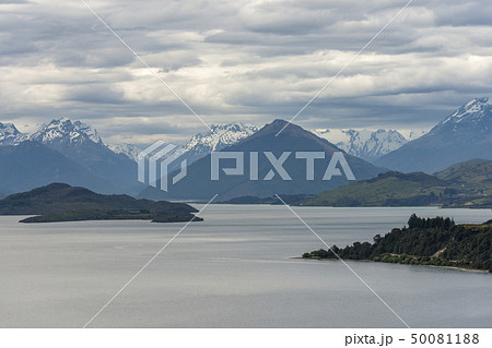 Mountains by Lake Wakatipu near Queenstown, New Zealand Mountains by Lake Wakatipu near Queenstown, New Zealand 50081188