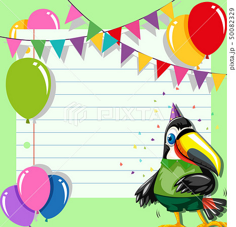 toucan on a party invite toucan on a party invite 50082329