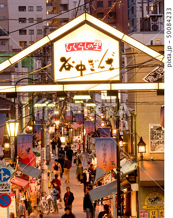 東京都　谷中銀座商店街 50084233