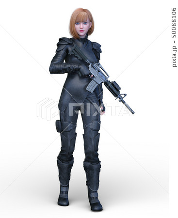 軍人　女性 軍人女性のイラスト素材 [50088106] - PIXTA