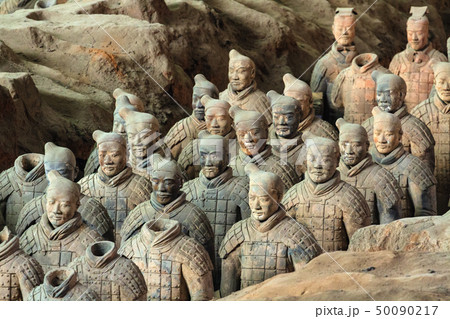 The terracotta warriors of eternal army of Qin Shi The terracotta warriors of eternal army of Qin Shi 50090217