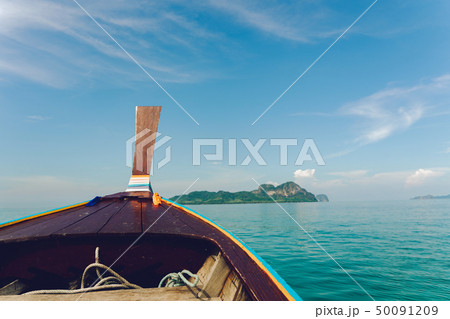 Travel to the sea and island by long tail boat Travel to the sea and island by long tail boat 50091209