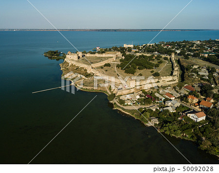 Aerial top view to Akkerman fortress Aerial top view to Akkerman fortress 50092028
