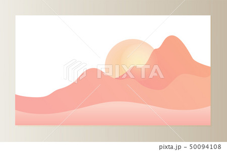 Ground and Sky with Clouds, Mountains Hills Set Ground and Sky with Clouds, Mountains Hills Set 50094108