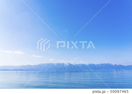 滋賀県　琵琶湖　湖東風景　 50097465