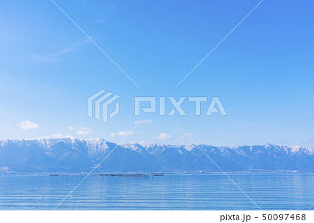 滋賀県　琵琶湖　湖東風景　 50097468