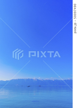 滋賀県　琵琶湖　湖東風景　 50097490
