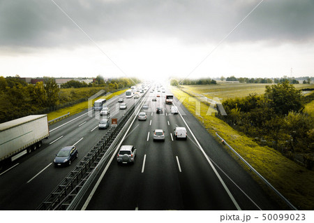 cars travelling on the highway 50099023