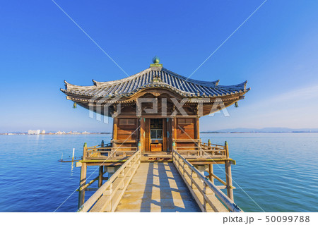 滋賀県 満月寺浮御堂 滋賀県 満月寺浮御堂 50099788