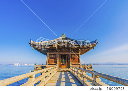滋賀県 満月寺浮御堂 滋賀県 満月寺浮御堂 50099793