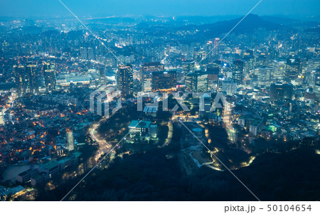 City sky view in Seoul,Korea City sky view in Seoul,Korea 50104654