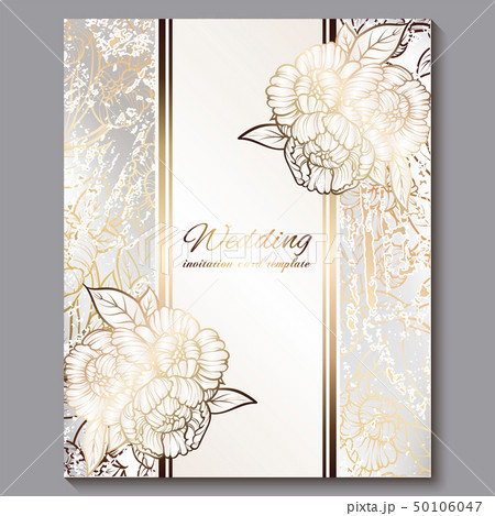 Exquisite royal luxury wedding invitation, gold on Exquisite royal luxury wedding invitation, gold on 50106047
