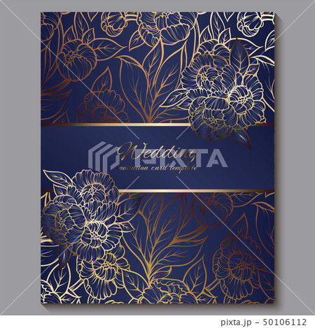 Exquisite royal luxury wedding invitation, gold on Exquisite royal luxury wedding invitation, gold on 50106112