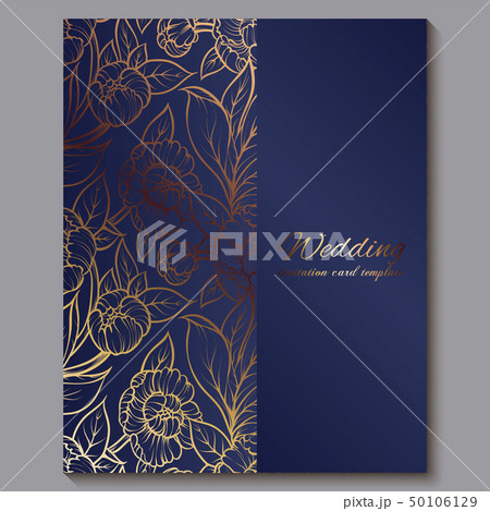 Exquisite royal luxury wedding invitation, gold on Exquisite royal luxury wedding invitation, gold on 50106129