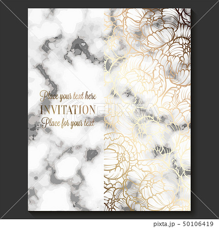 Luxury and elegant wedding invitation card Luxury and elegant wedding invitation card 50106419