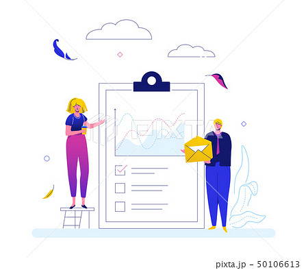 Business strategy - flat design style web banner Business strategy - flat design style web banner 50106613