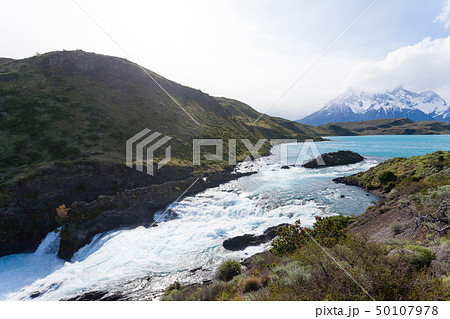 Salto Chico waterfall view, Torres del Paine, Salto Chico waterfall view, Torres del Paine, 50107978