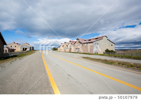 San Gregorio townscape, Punta Delgada, Chile 50107979