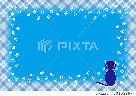 イラストタイトル素材,タイトル枠,ネコ,足跡,肉球,ペット,コピースペース,可愛い動物,フリー素材, イラストタイトル素材,タイトル枠,ネコ,足跡,肉球,ペット,コピースペース,可愛い動物,フリー素材, 50108867