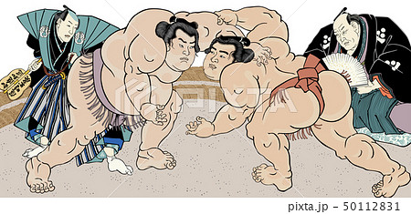相撲絵 浮世絵 歌川国貞 黒岩重太郎 小柳常吉 取組図 白背景 相撲絵 浮世絵 歌川国貞 黒岩重太郎 小柳常吉 取組図 白背景 50112831