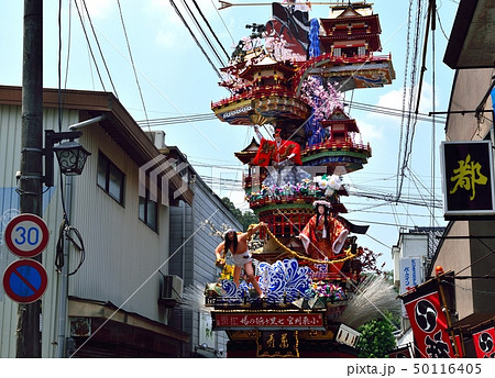 日田祇園　2018　大和町山鉾　正面写真② 50116405
