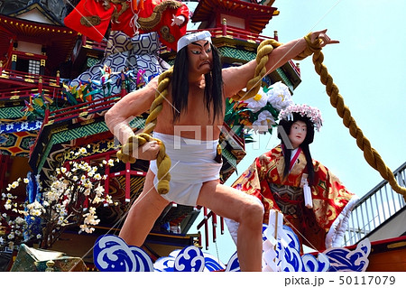 日田祇園　2018　大和町山鉾　正面写真① 50117079