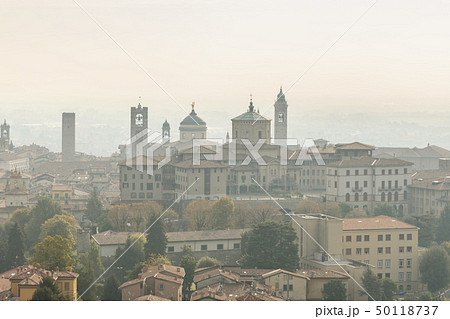 View of Bergamo Upper Town Citta Alta 50118737