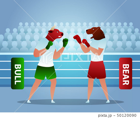 Trade Character Bear and Bull Boxing Gloves Ring 50120090
