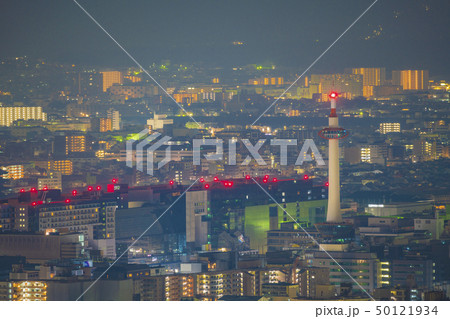 京都 京都タワー 夜景 京都 京都タワー 夜景 50121934