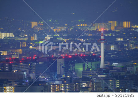 京都 京都タワー 夜景 京都 京都タワー 夜景 50121935