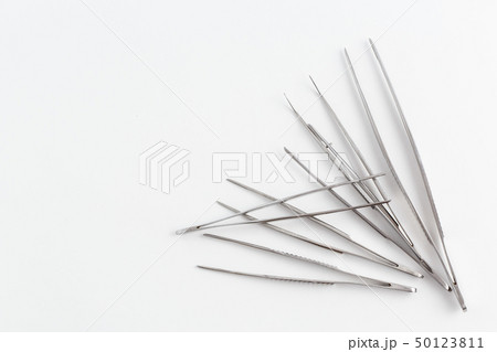 surgical instruments on a white background 50123811