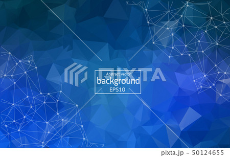 Abstract low poly Dark Blue technology vector Abstract low poly Dark Blue technology vector 50124655